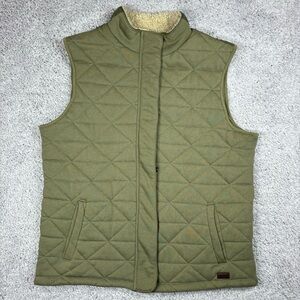 Outpost Makers Vest Mens Large Mock Neck Quilted Outerwear Layering Outdoors